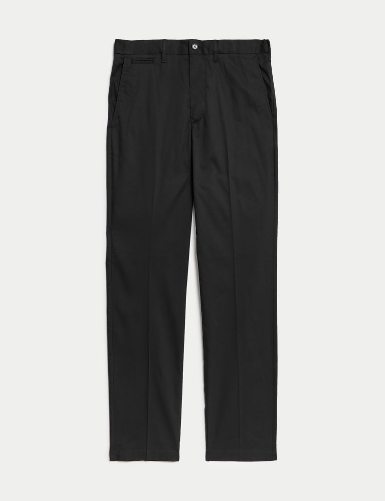 CHARLES AND A HALF Black Mens Chino Jogger Pants - BLACK