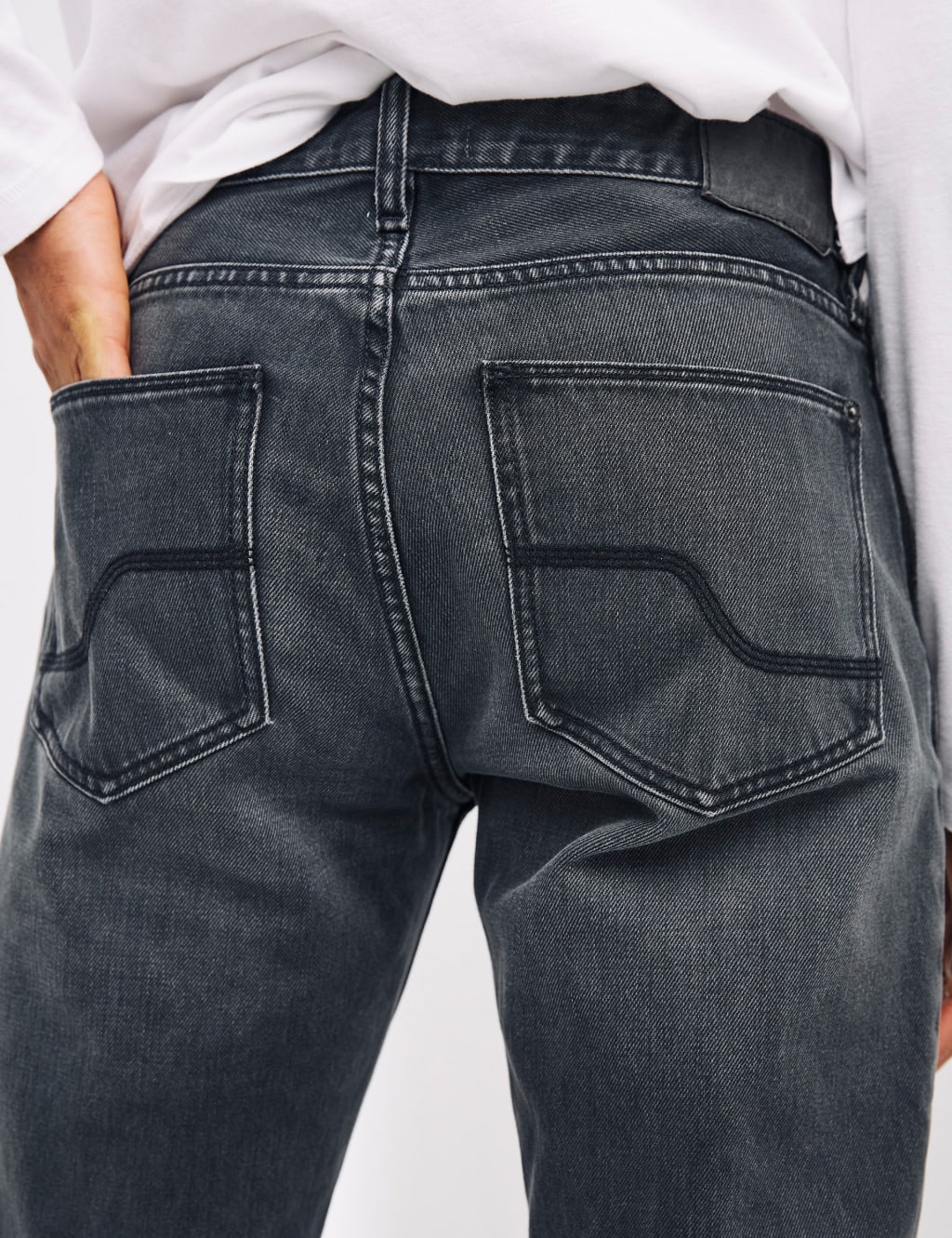 Marks and spencer mens jeans regular sales