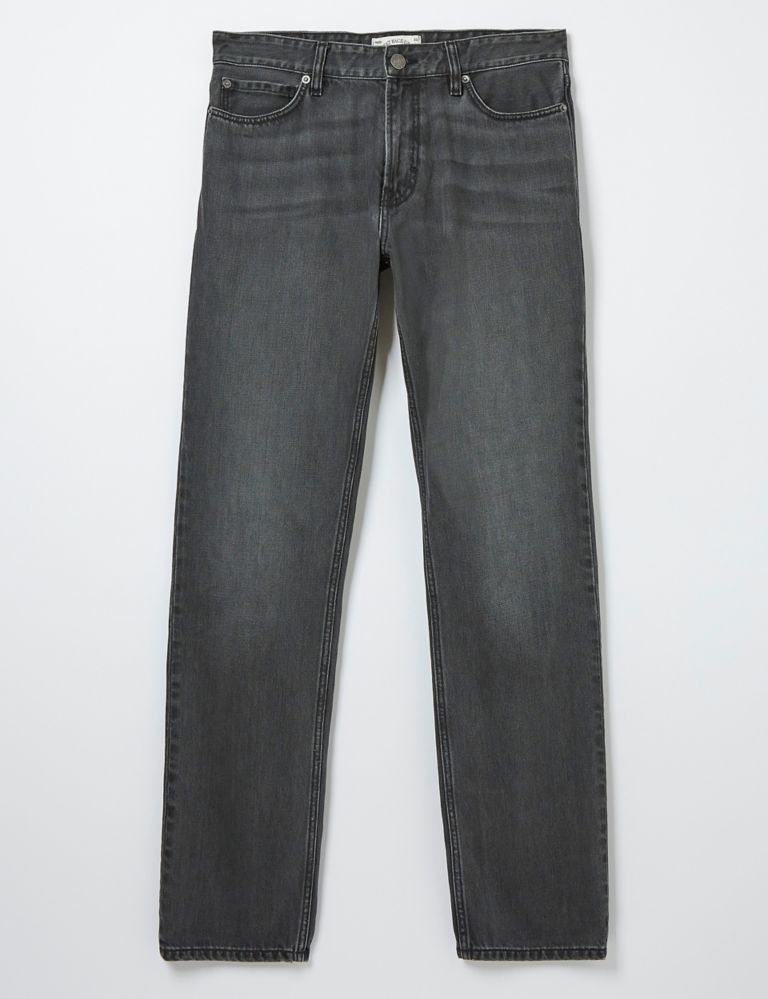 Regular Fit Vintage Wash Jeans 2 of 6
