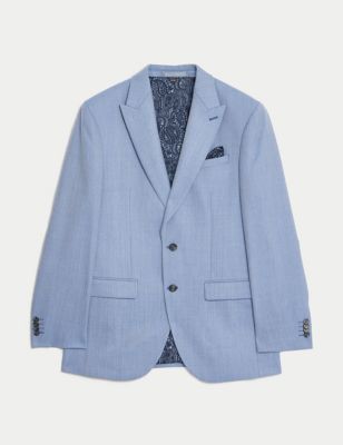 Regular Fit Wool Blend Suit Jacket Image 2 of 7