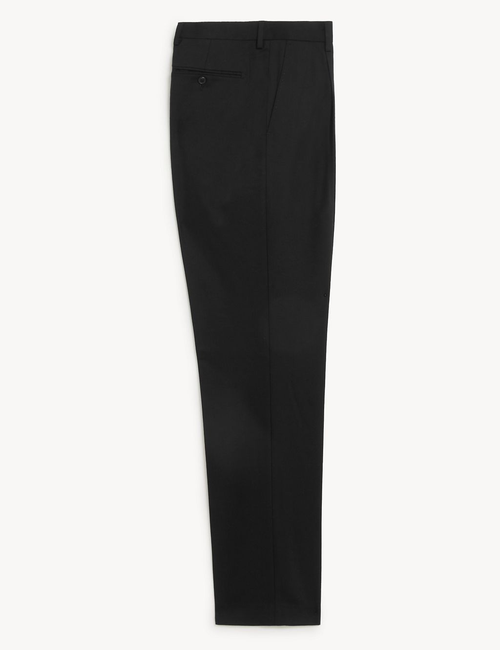 Regular Fit Wool Blend Trousers 1 of 6