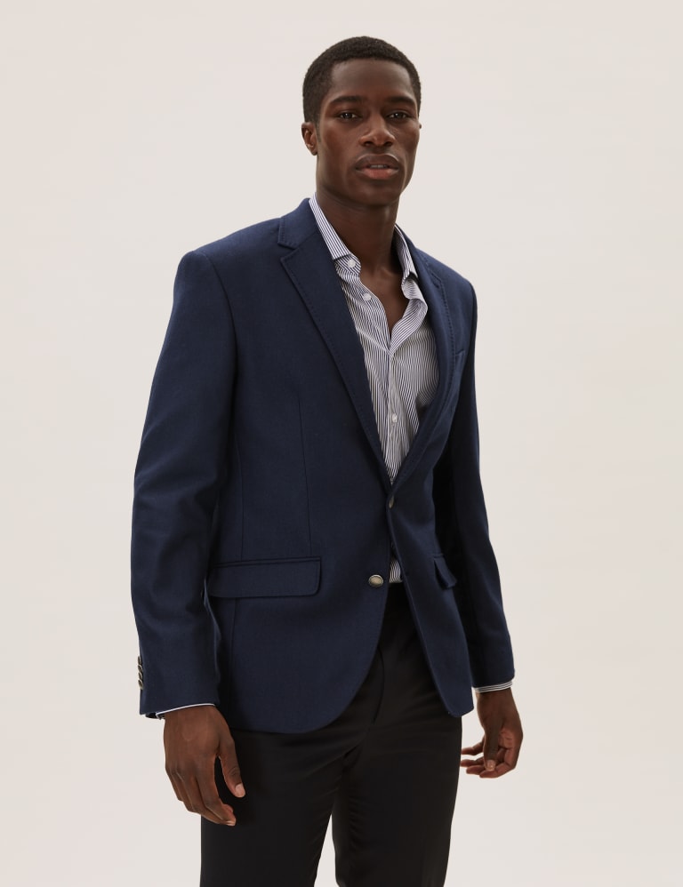 Regular Fit Wool Rich Blazer | M&S SARTORIAL | M&S