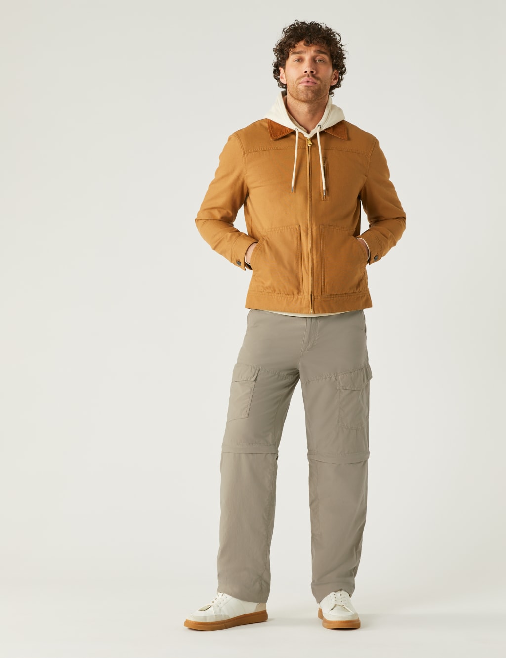 Regular Fit Zip Off Trekking Cargo Trousers 3 of 6
