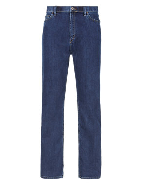 Regular Leg Denim Jeans with Stormwear™ Image 2 of 3