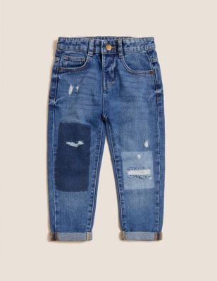 Regular Pure Cotton Jeans (2-7 Yrs) Image 2 of 5