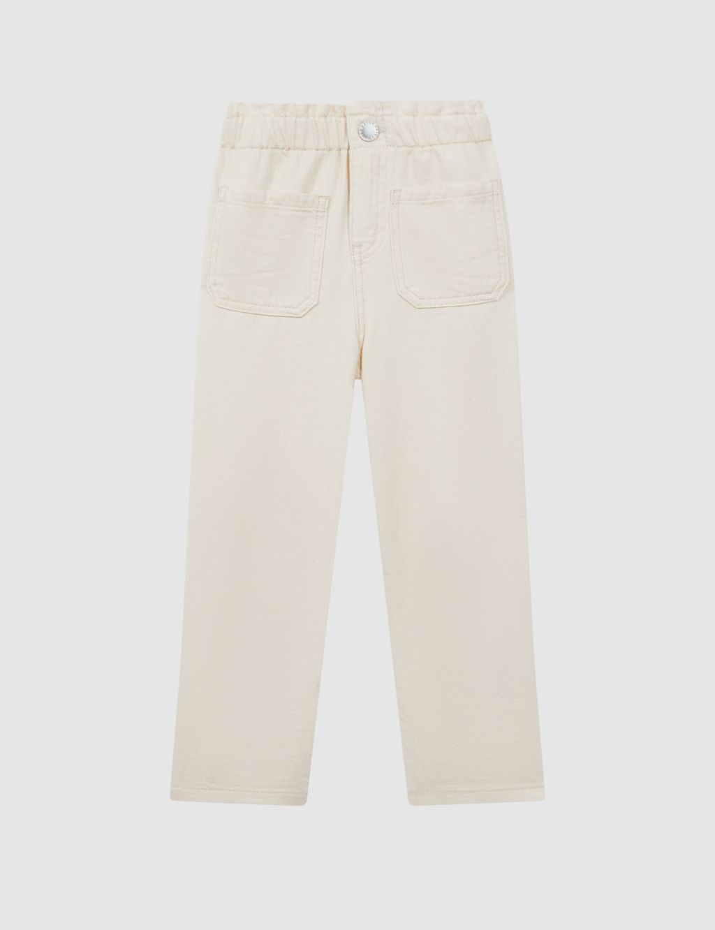 Regular Pure Cotton Jeans (4-14 Yrs) 1 of 5