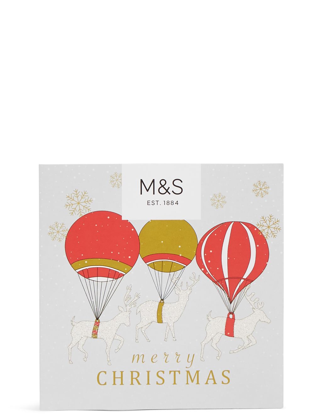 Reindeer & Balloons Gift Card 3 of 5
