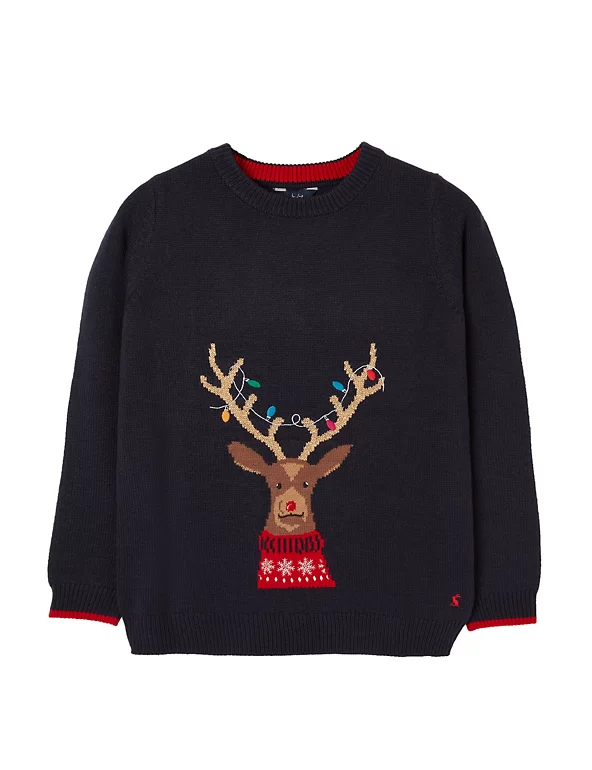 Clothing Unisex Kids Clothing Hoodies & Sweatshirts Sweatshirts Deer Sweatshirt Joy Christmas Deer Jumper for Kids 
