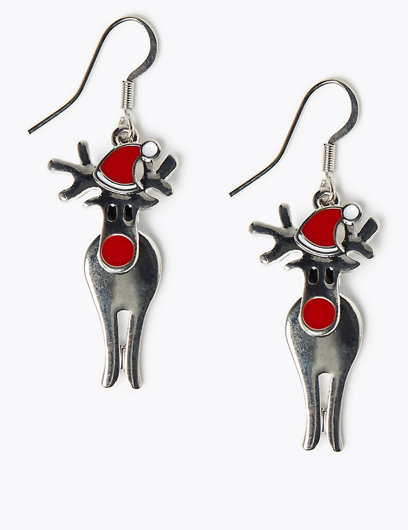 Reindeer Drop Earrings Image 1 of 1