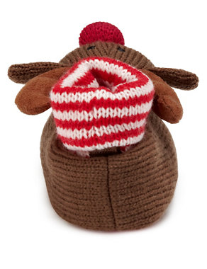 Reindeer Knitted Boots Image 2 of 4