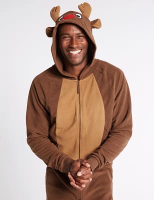 Reindeer Novelty Onesie M S Collection M S