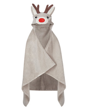 Reindeer Poncho Towel Image 2 of 4