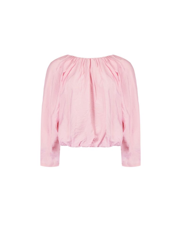 Relaxed Blouson Sleeve Blouse 2 of 3