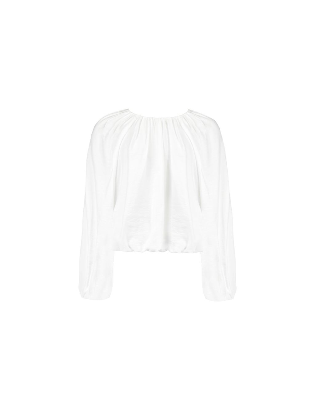 Relaxed Blouson Sleeve Blouse 1 of 4