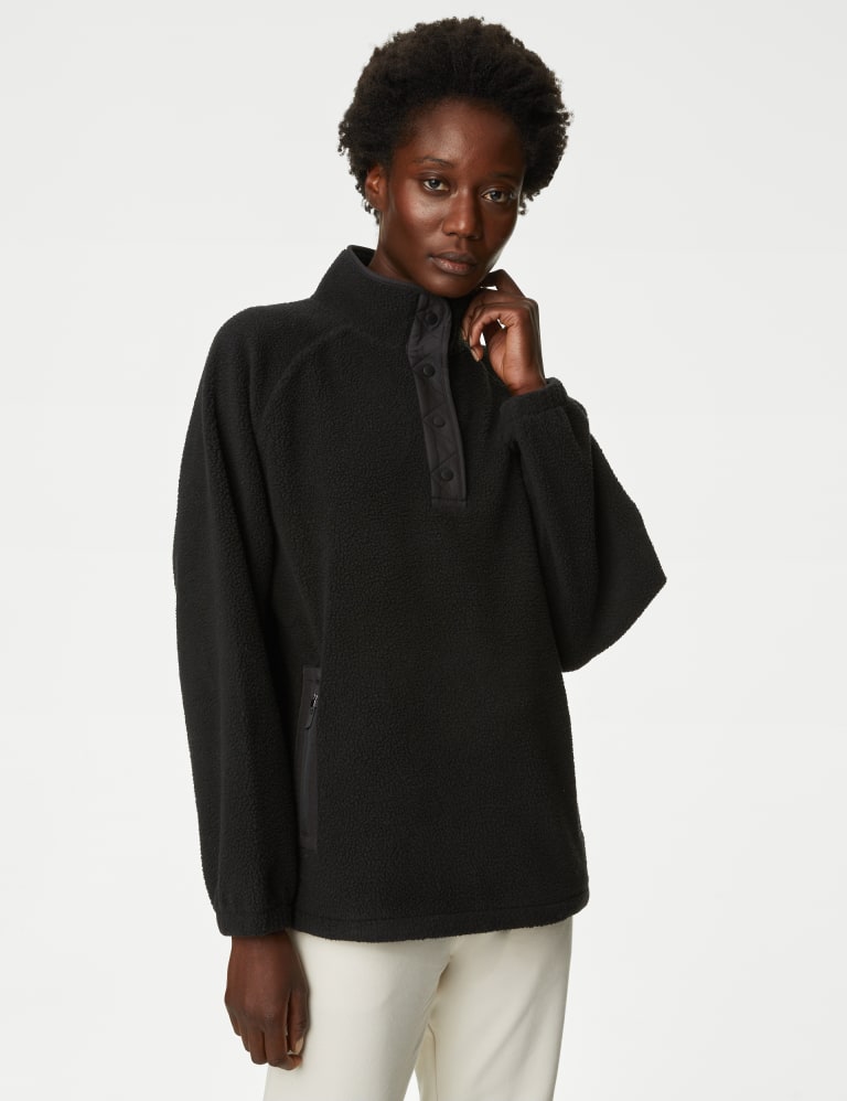 Funnel neck fleece on sale