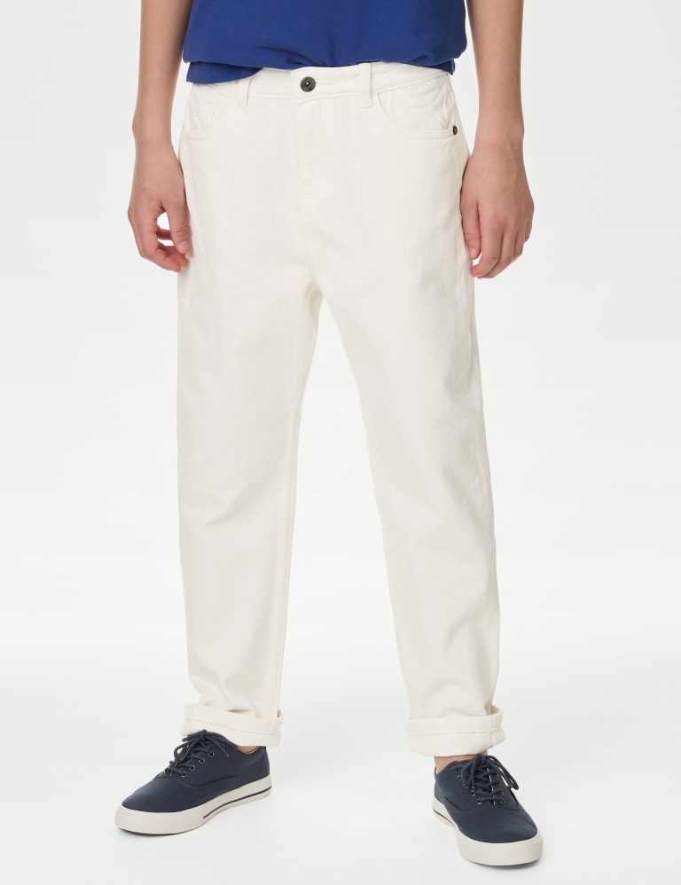 Relaxed Coloured Denim Jeans 6 16 Yrs
