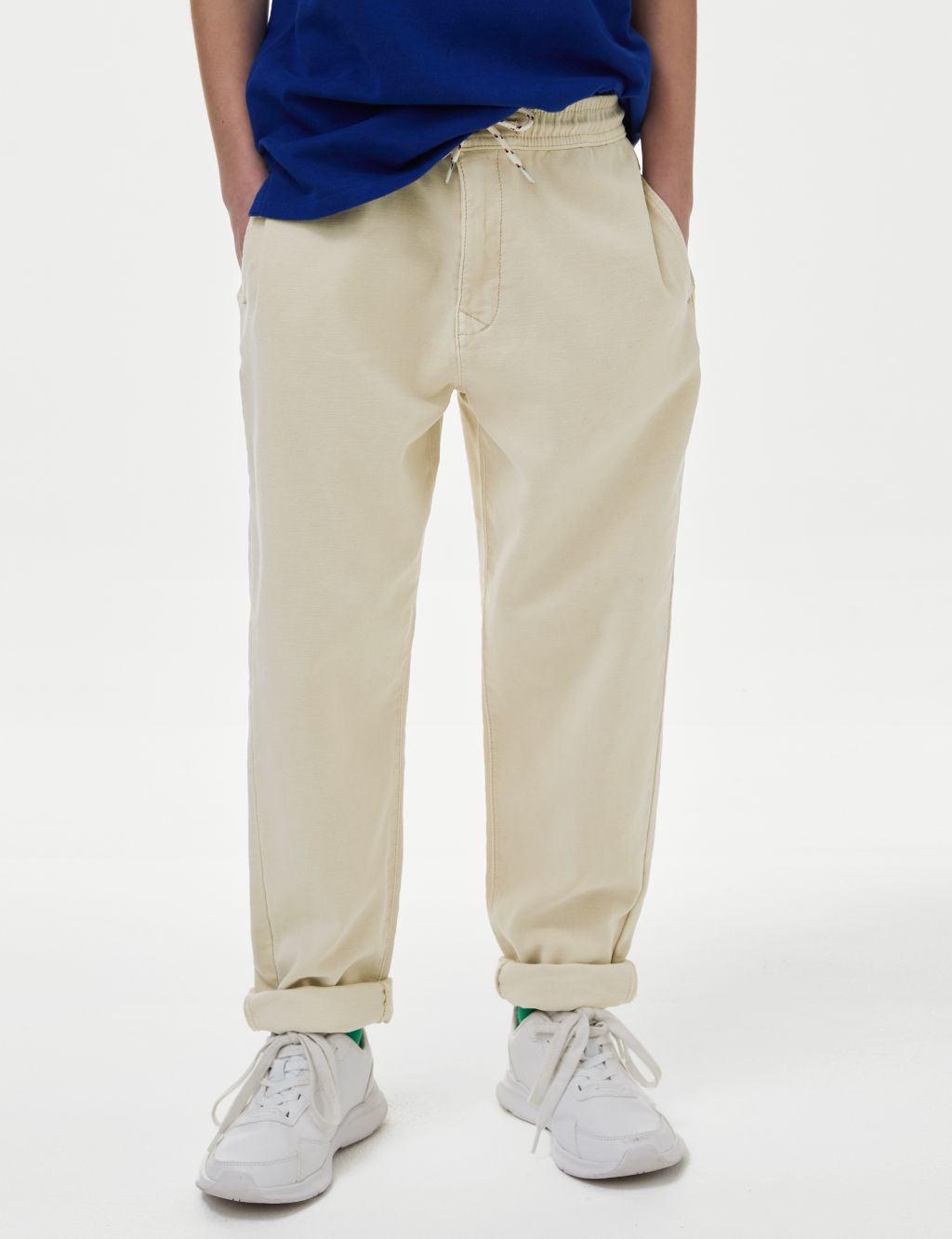 Relaxed Cotton Rich Skater Chinos (2-16 Yrs) 4 of 5