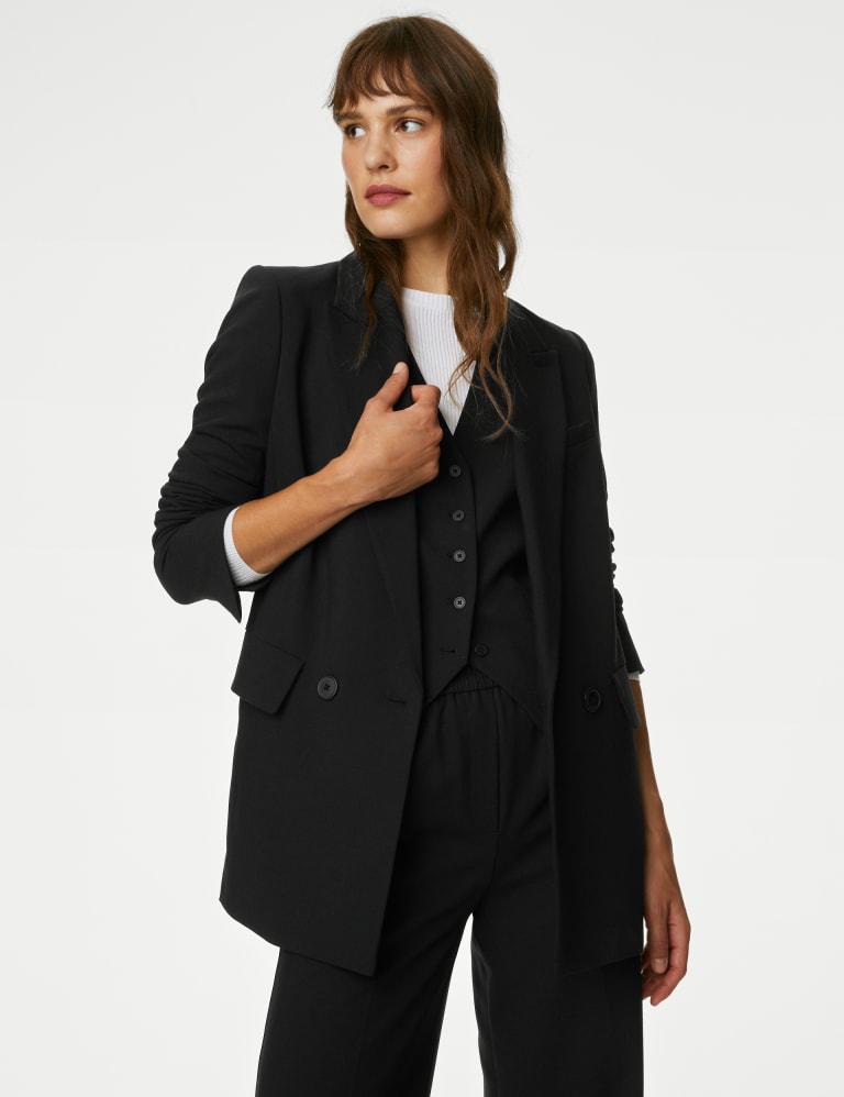 Relaxed Double Breasted Blazer