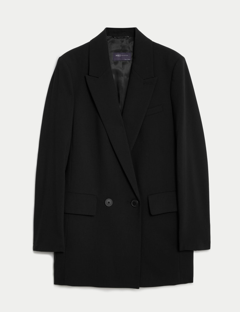 Marks and spencer black blazer hot sale