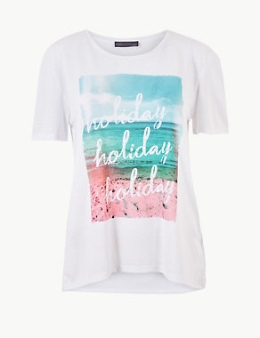 Relaxed Fit Holiday Short Sleeve T-Shirt Image 2 of 4