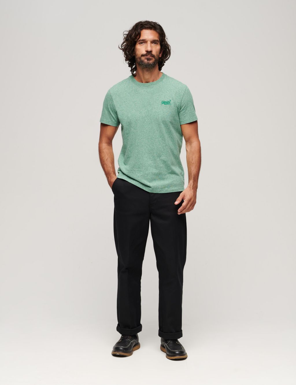 Relaxed Fit Organic Cotton Textured T-Shirt 2 of 7