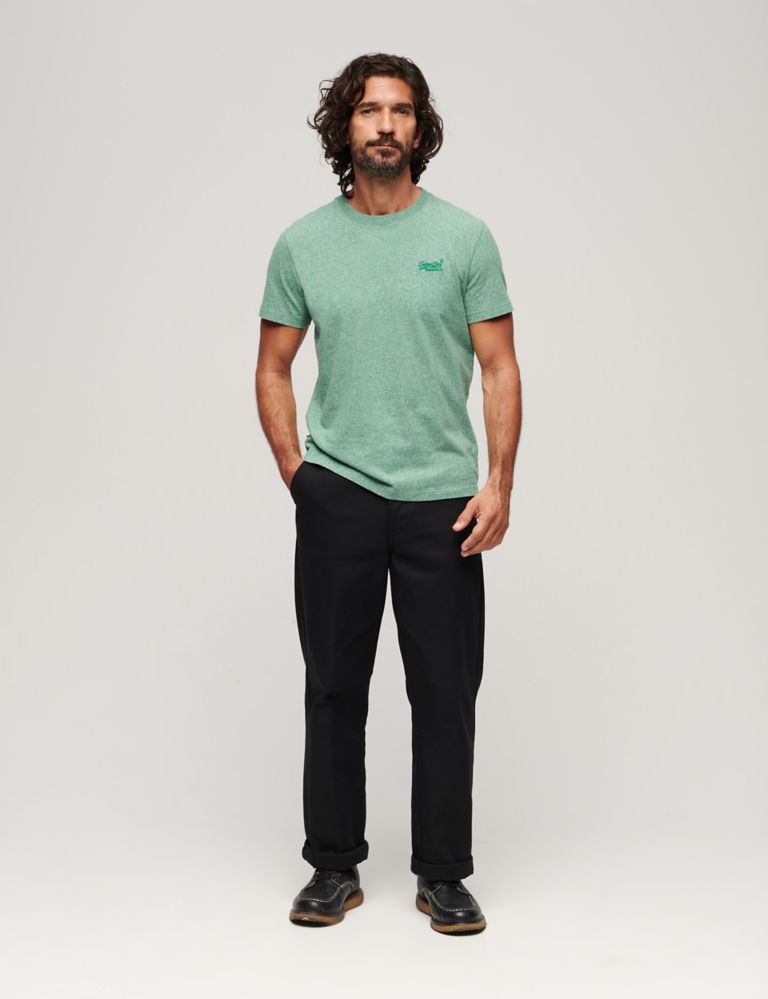 Relaxed Fit Organic Cotton Textured T-Shirt 3 of 7
