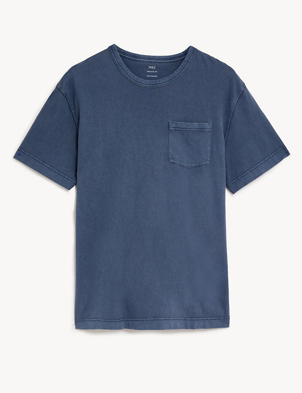 Relaxed Fit Pure Cotton Crew Neck T-Shirt Image 1 of 1