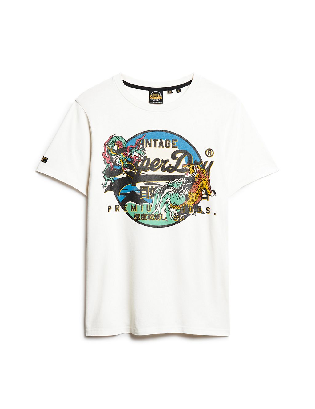 Relaxed Fit Pure Cotton Logo Graphic T-Shirt 1 of 6