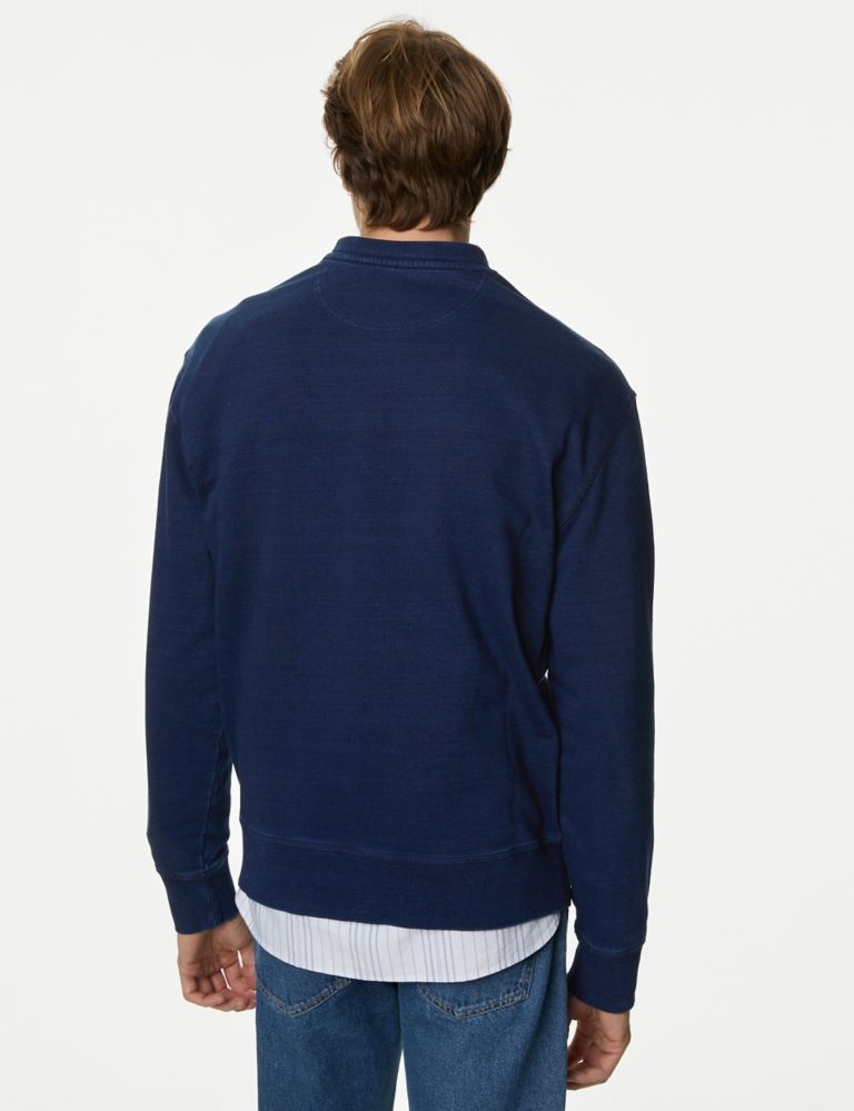 Relaxed Fit Pure Cotton Sweatshirt, M&S Collection
