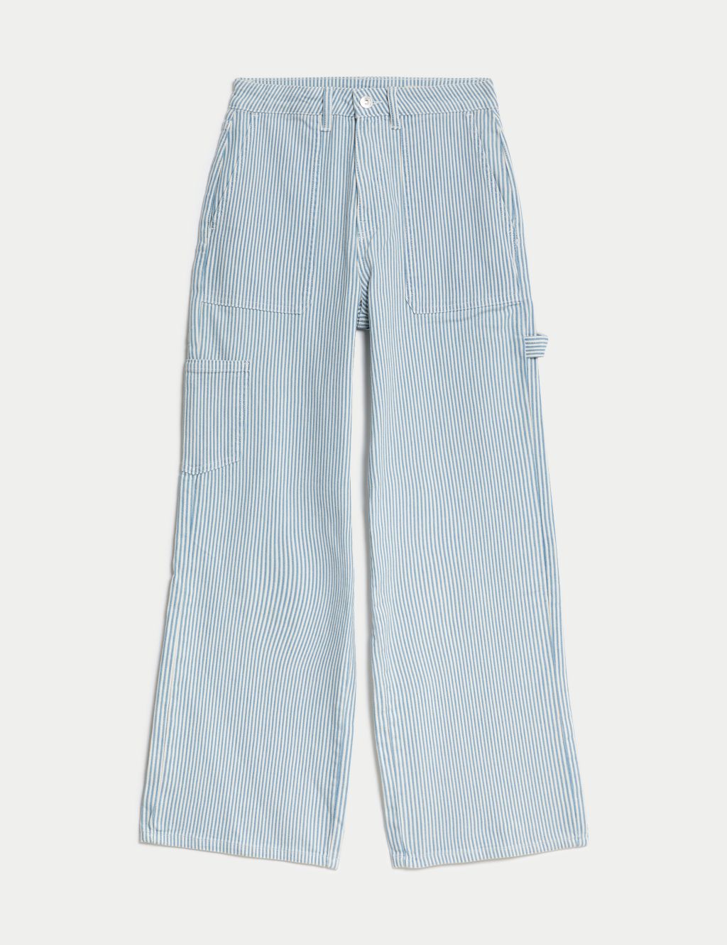Relaxed High Waisted Carpenter Wide Leg Jeans 1 of 6