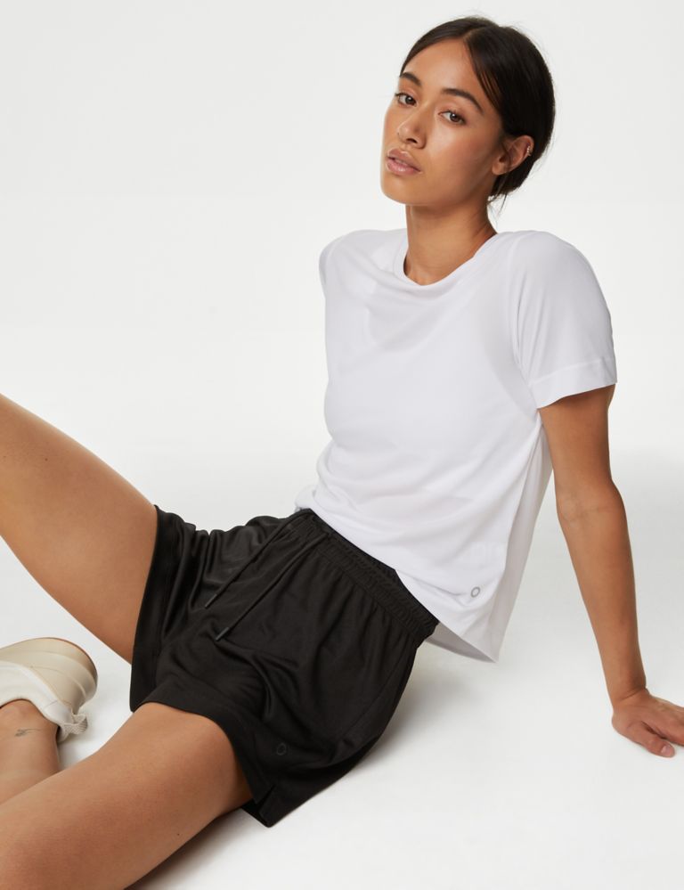 Relaxed High Waisted Gym Shorts 1 of 6