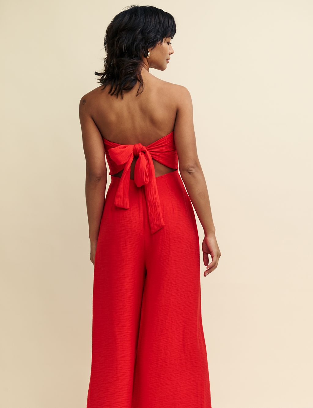 Relaxed Jumpsuit with Linen 6 of 7