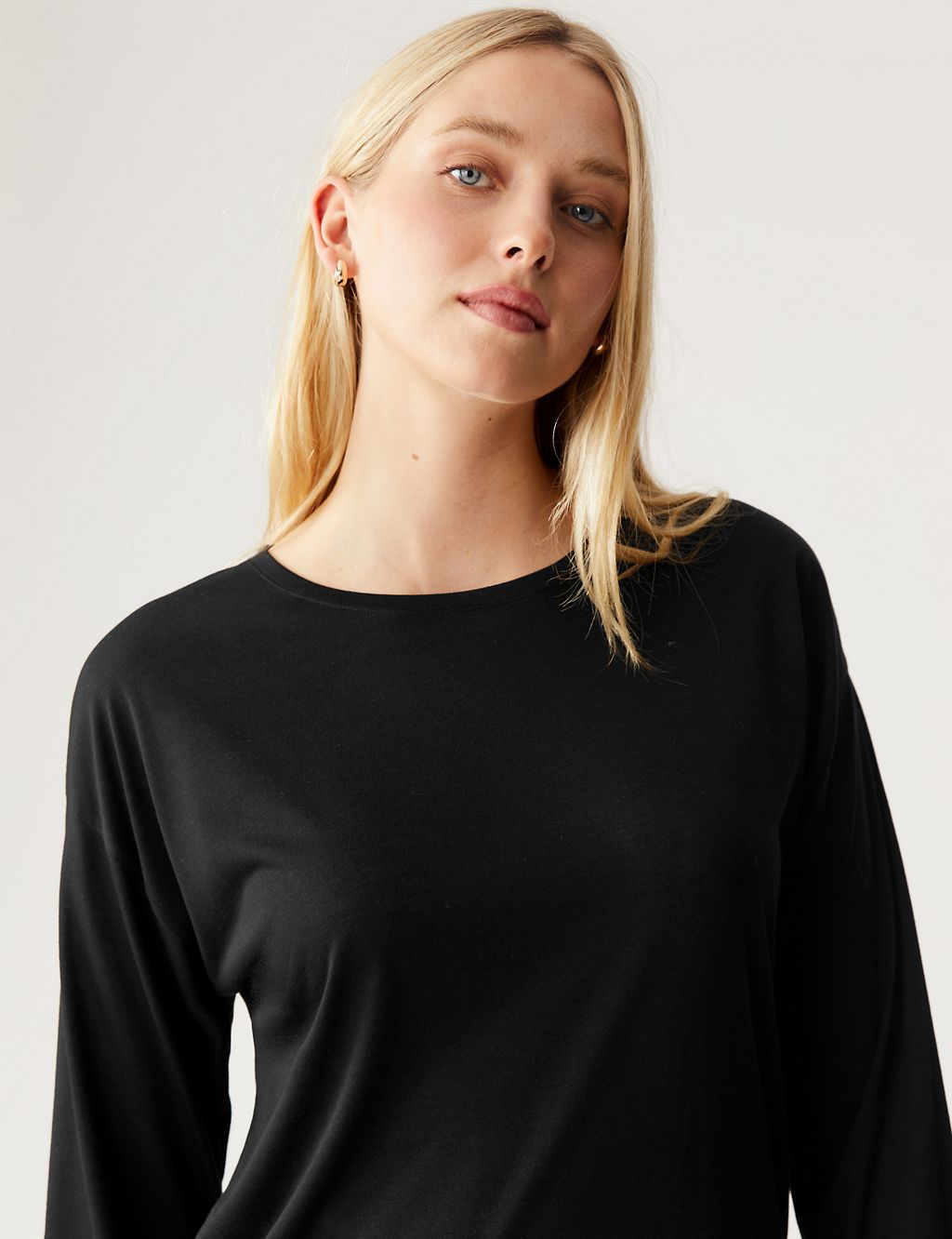 Relaxed Long Sleeve Longline Top 5 of 5
