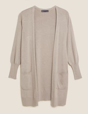 Relaxed Longline Cardigan M S Collection M S