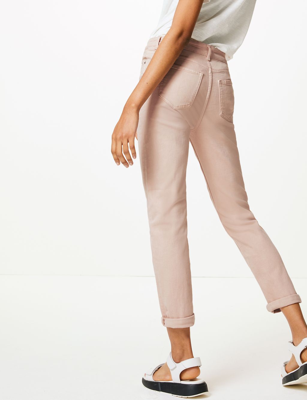 Relaxed Mid Rise Slim Jeans 2 of 5
