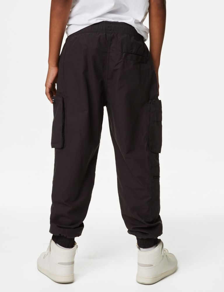 Relaxed Pure Cotton Cargo Trousers (6-16 Yrs), M&S Collection