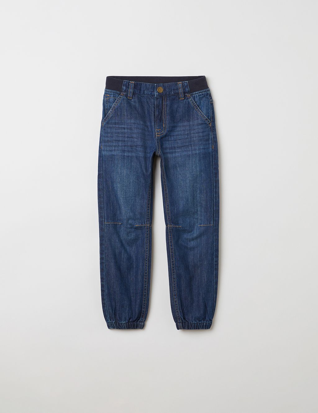 Relaxed Pure Cotton Jeans (1-10 Yrs) 3 of 5