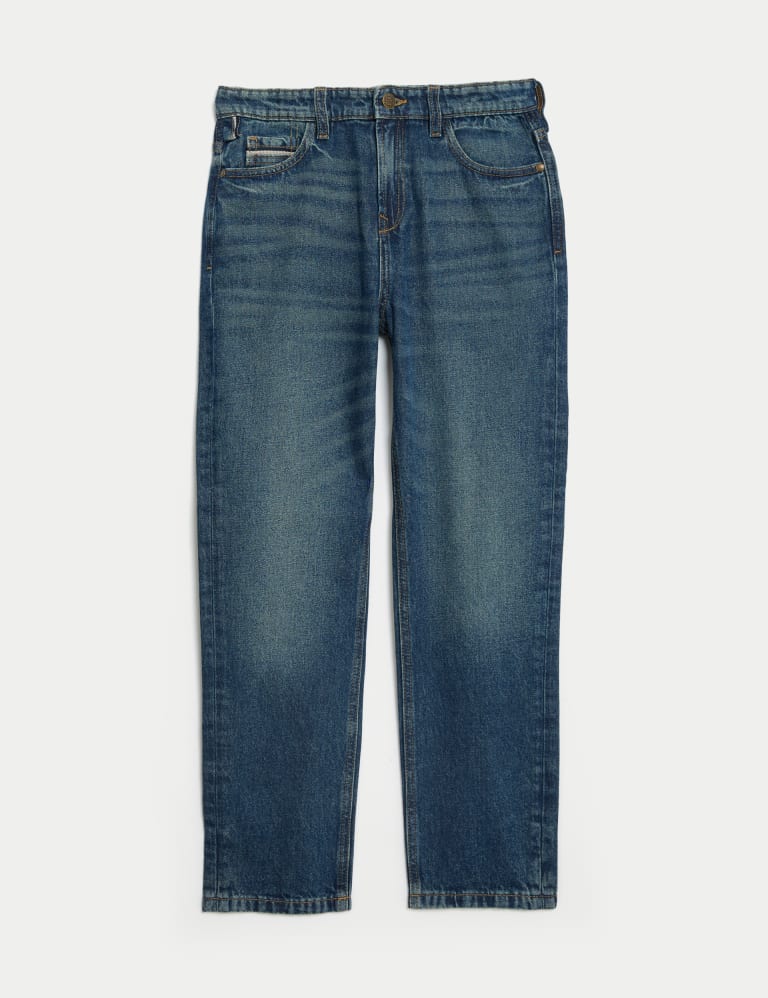 Relaxed denim jeans store