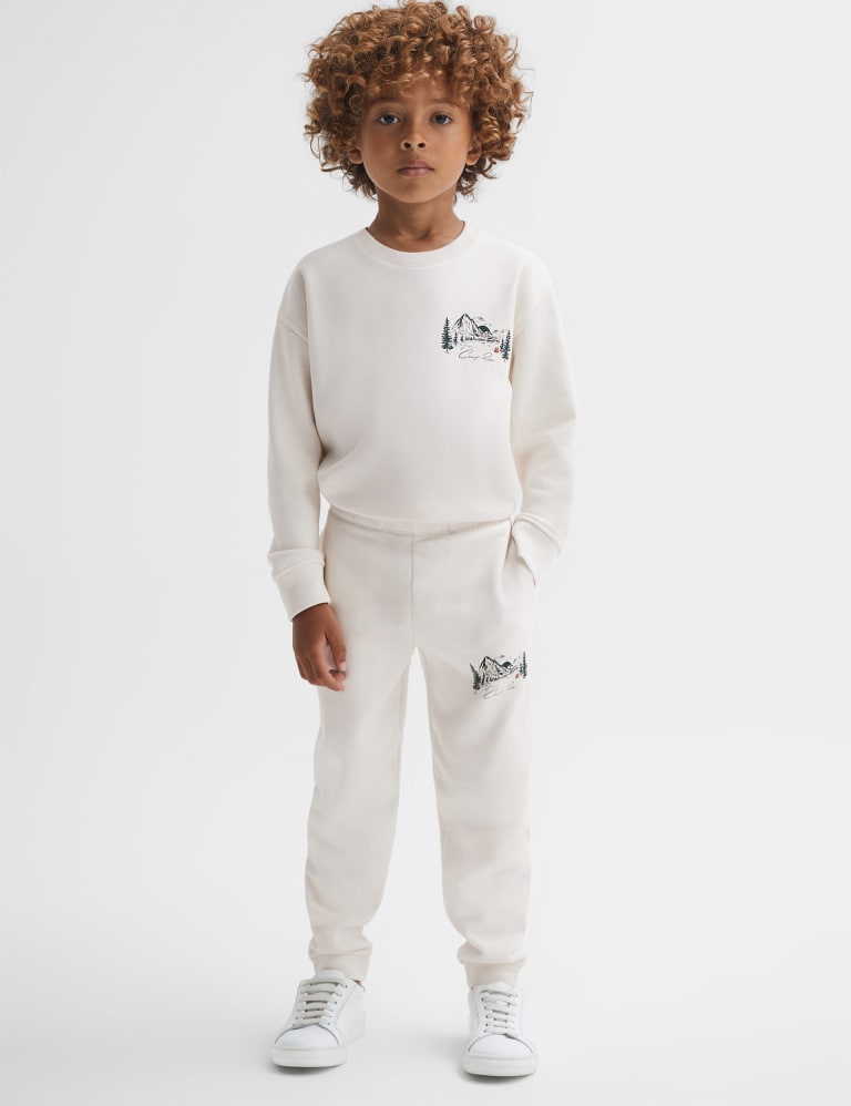 Boys white new arrivals joggers