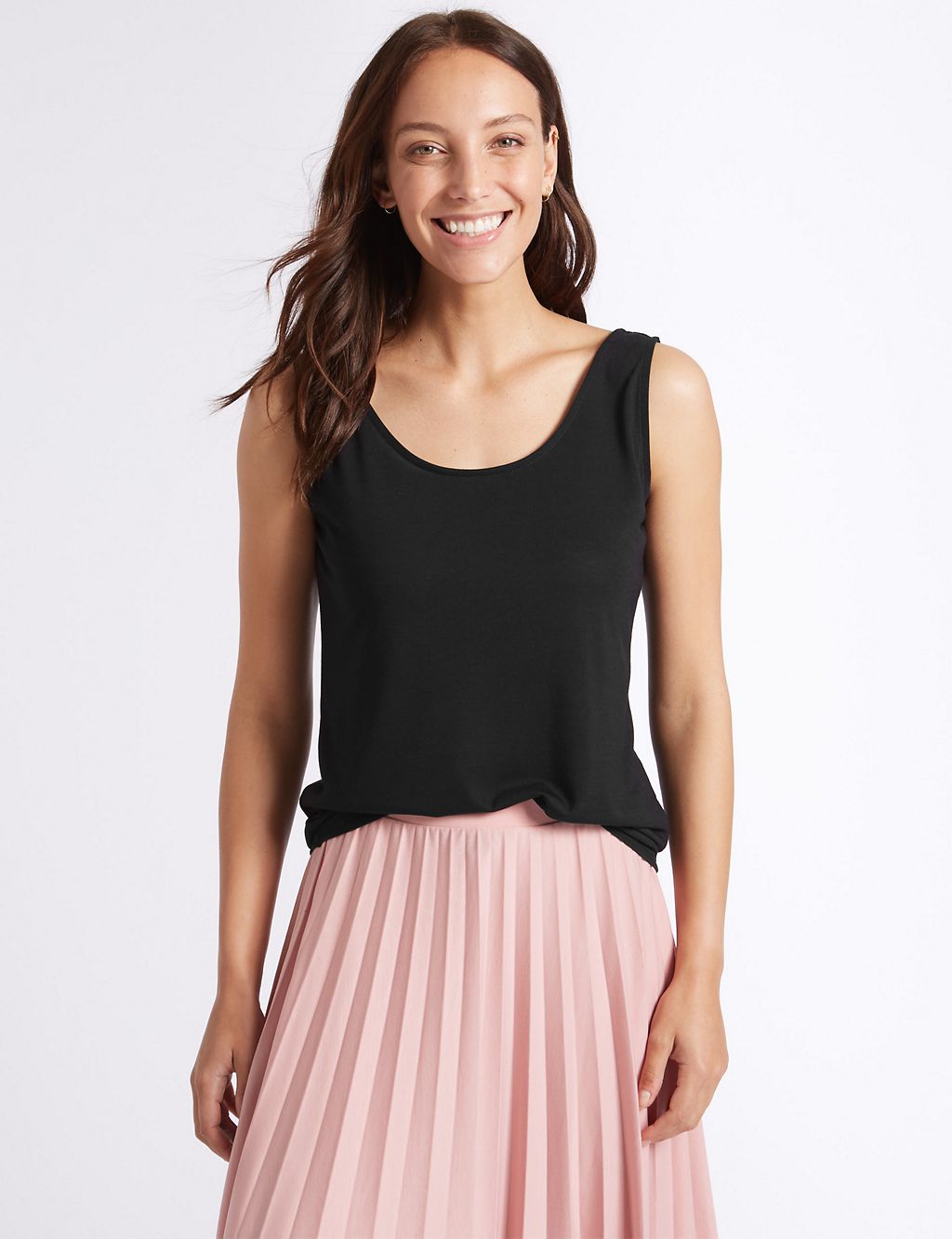 Relaxed Round Neck Vest Top 3 of 4