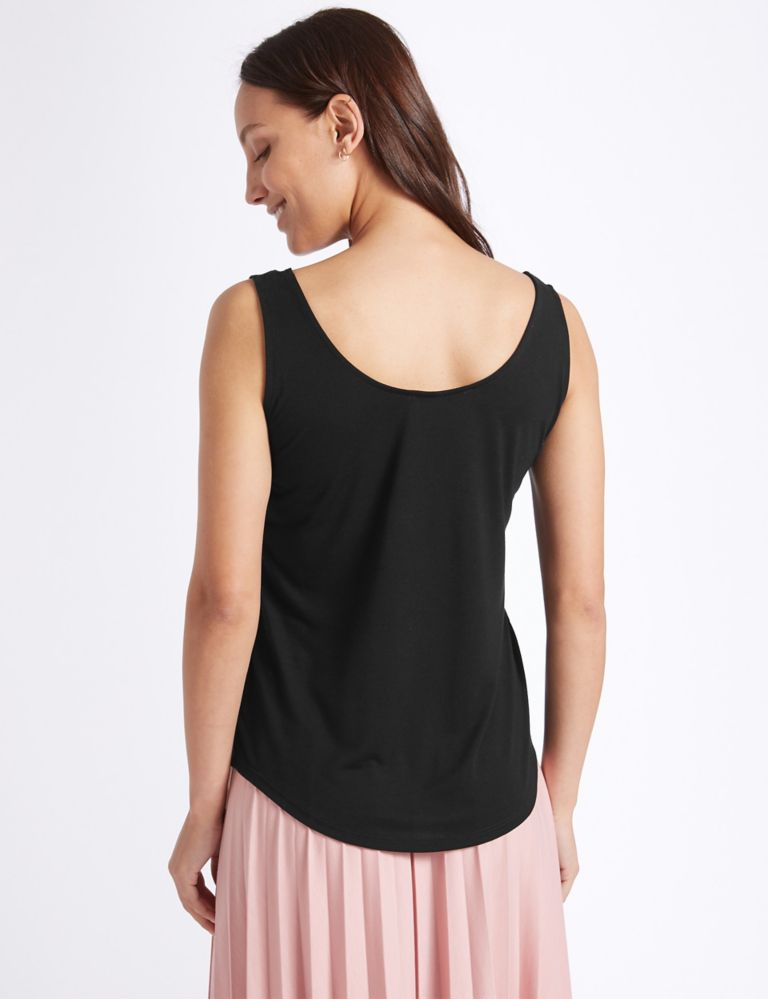 Relaxed Round Neck Vest Top 4 of 4