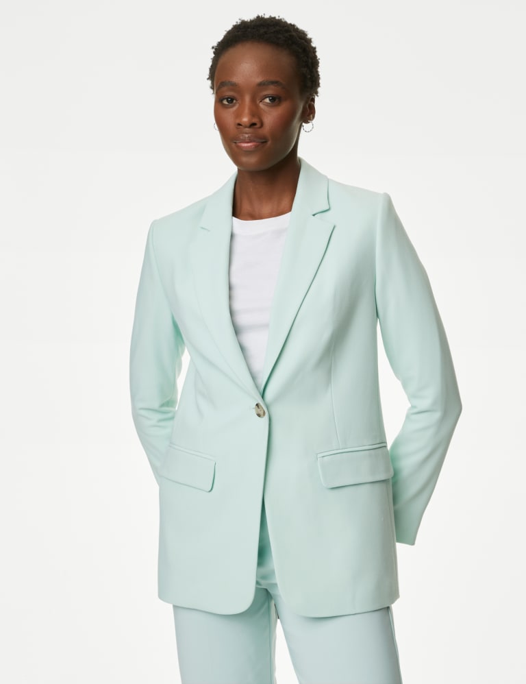 Single breasted cheap women's blazer