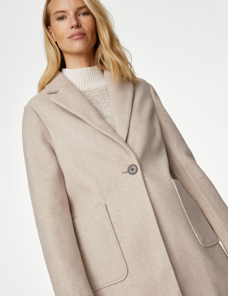 Relaxed Single Breasted Coat