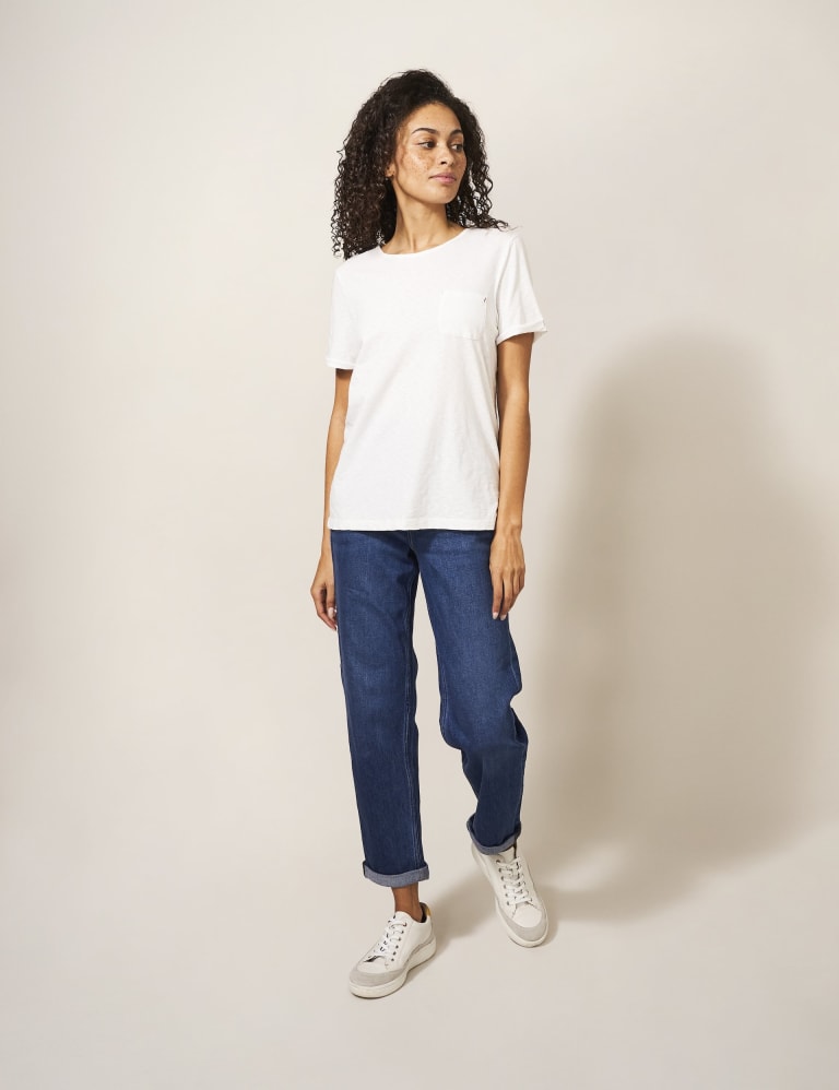 M&s white cropped jeans discount