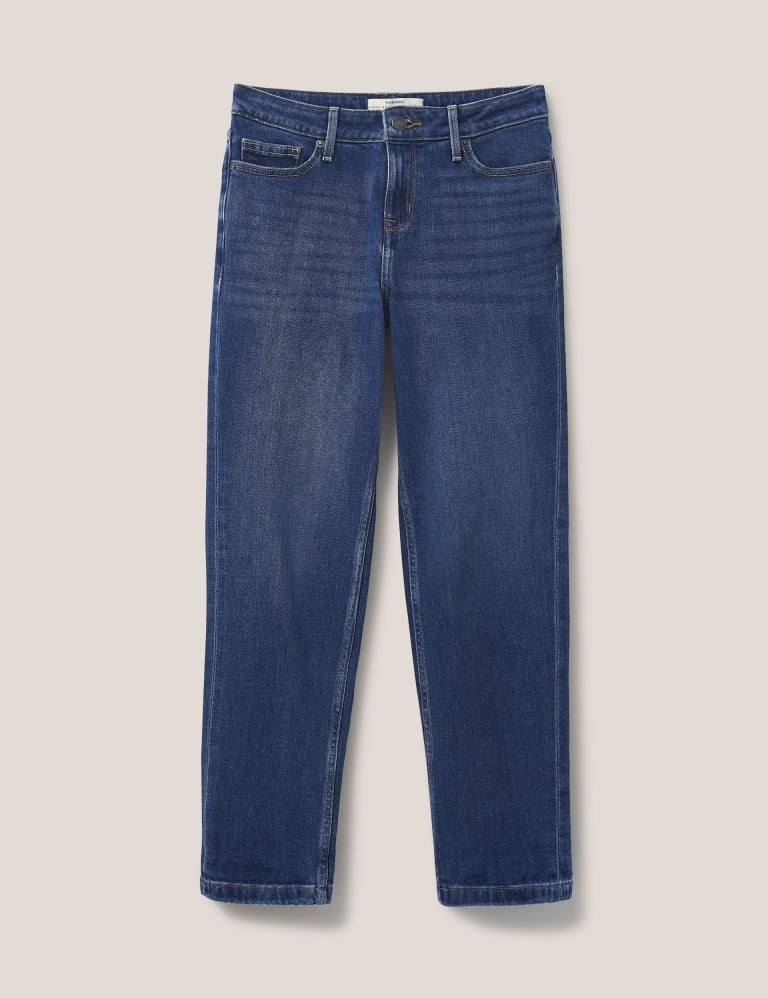 Relaxed Slim Fit Jeans with Tencel White Stuff M S