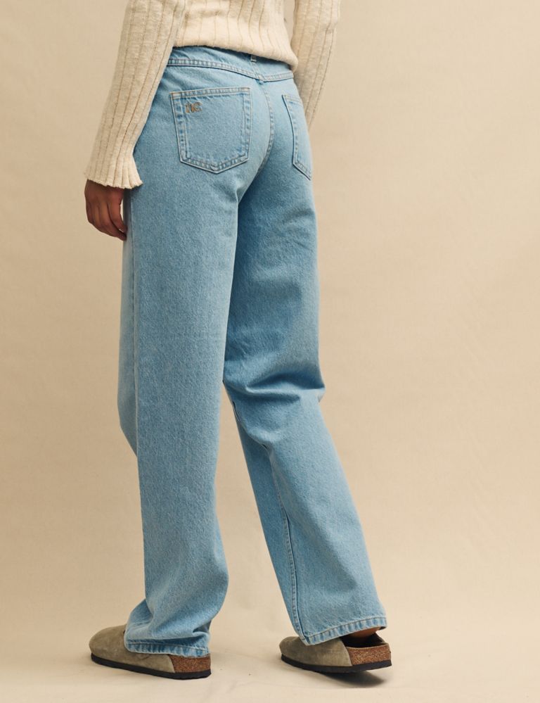 Relaxed Straight Leg Jeans 3 of 4