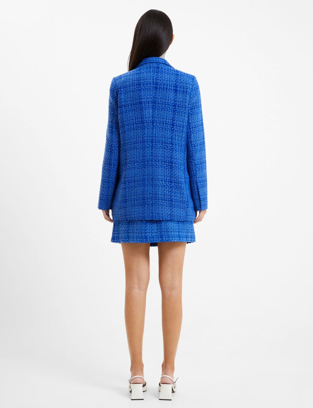 Relaxed Textured Longline Blazer 4 of 4