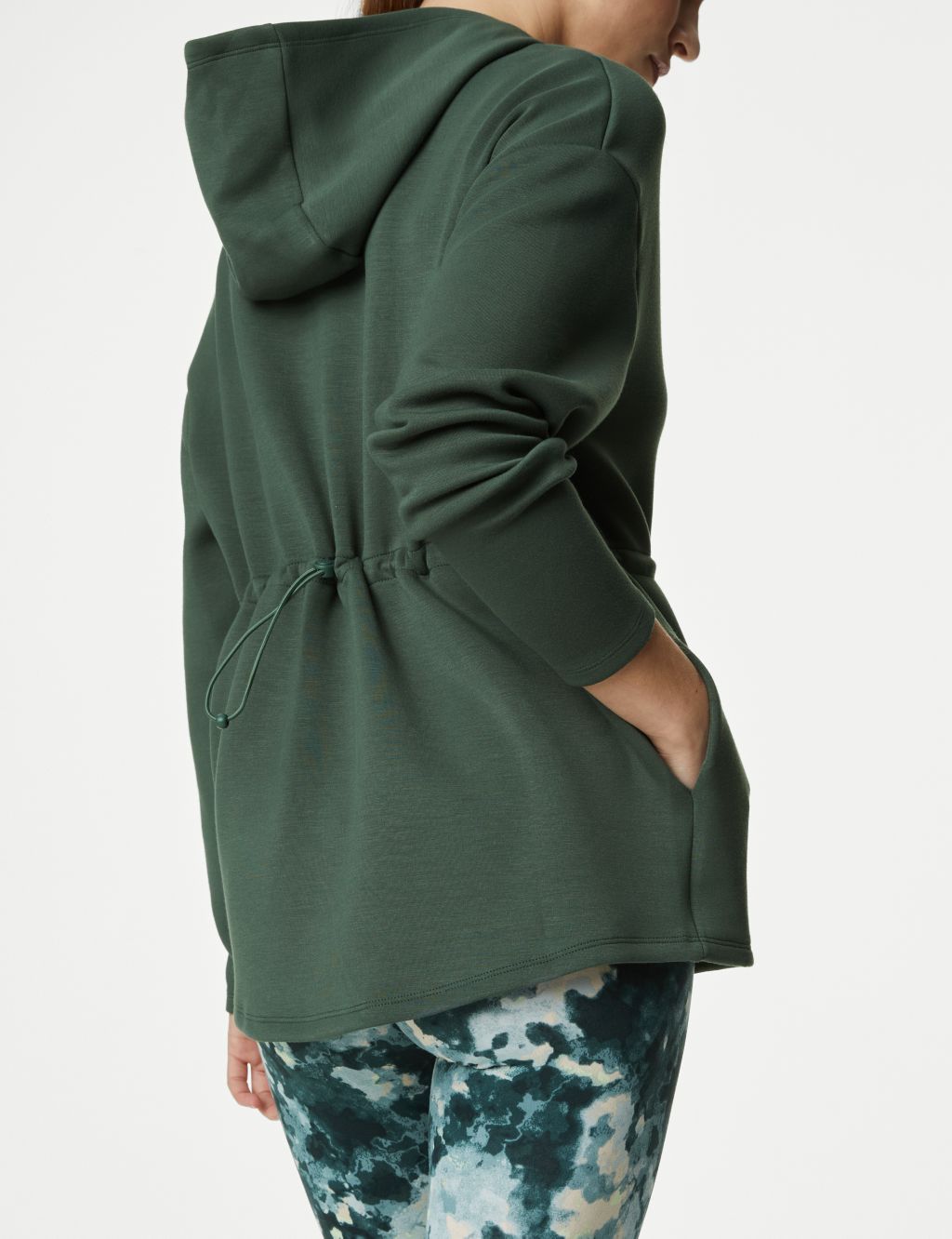 Relaxed Yoga Longline Hoodie 3 of 6