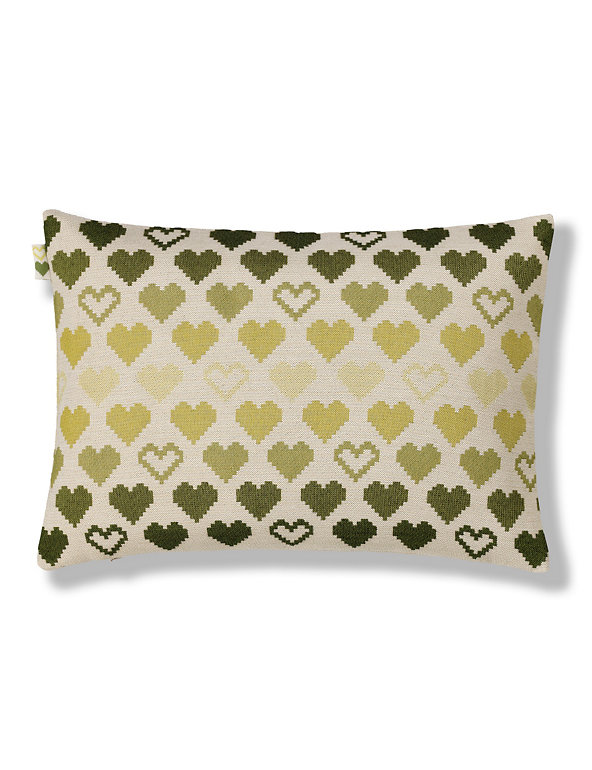 Repeated Heart Cushion Image 1 of 2