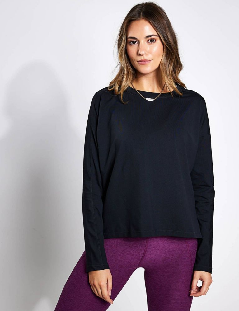 Reset Crew Neck Relaxed Top, Girlfriend Collective